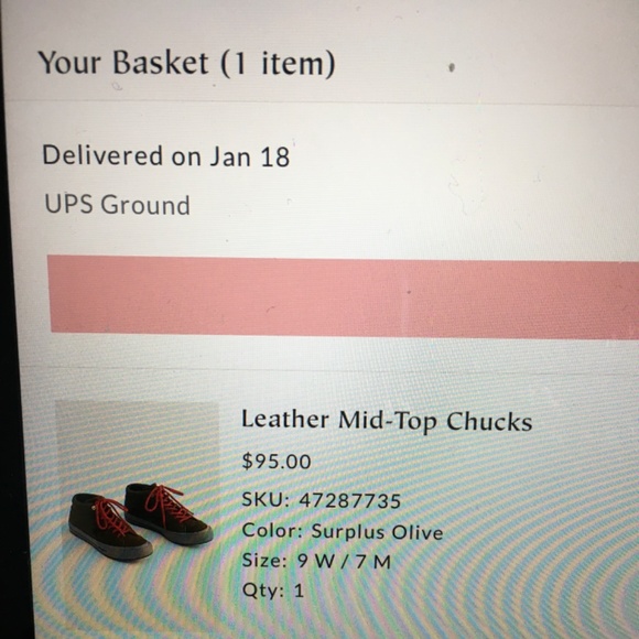 Converse high top sneakers/.  New - Picture 10 of 11